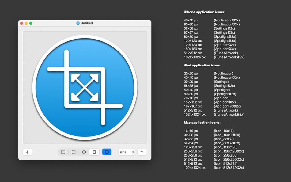 #5. Applicons (macOS) 게시자: Giuseppe Cigala