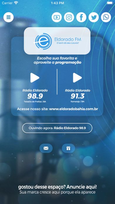 Rádio Eldorado BA Screenshot