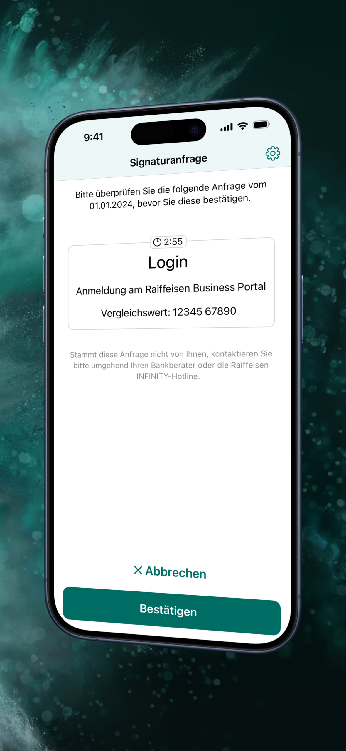 Raiffeisen INFINITY Signatur