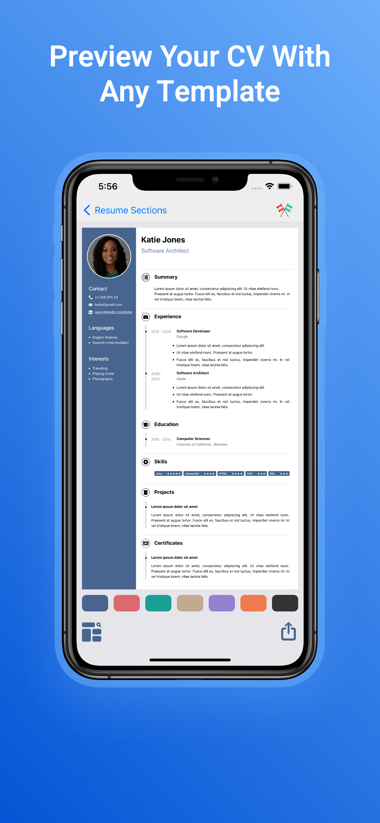 SmartCV-Resume Maker & Builder