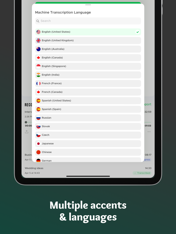 Transcribe Voice Notes to Text