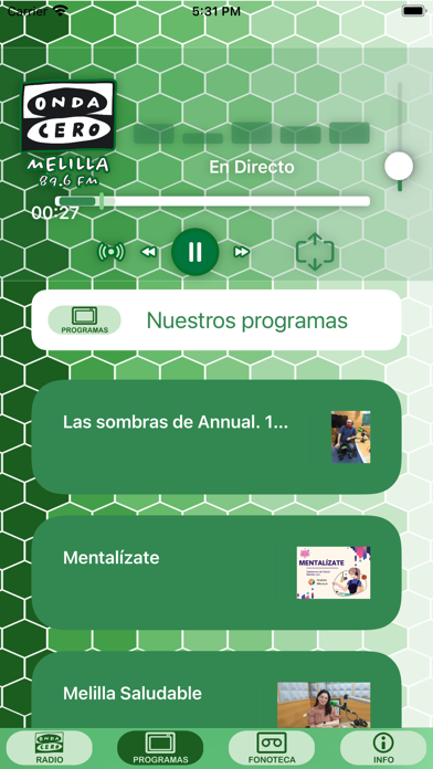 Onda Cero en Melilla Screenshot