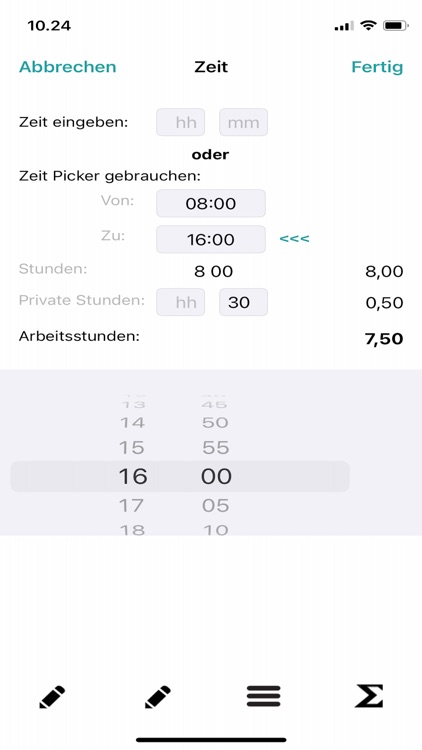 Zeiterfassung - Einfach