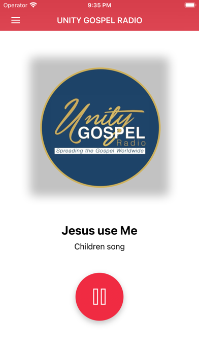 Unity Gospel Radio LIVE Screenshot