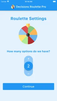 decisions roulette pro iphone screenshot 1