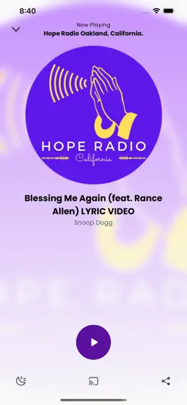 Game screenshot Hope Radio Oakland California apk