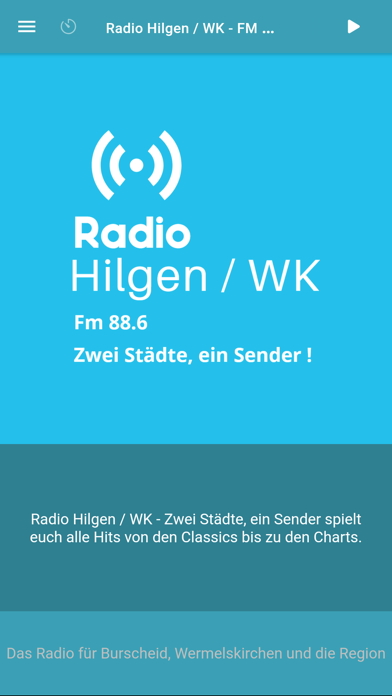 Radio Hilgen / WK - FM 88.6 Screenshot
