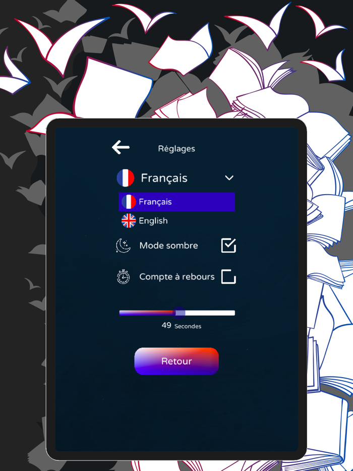 Test and Questionnaire in French
