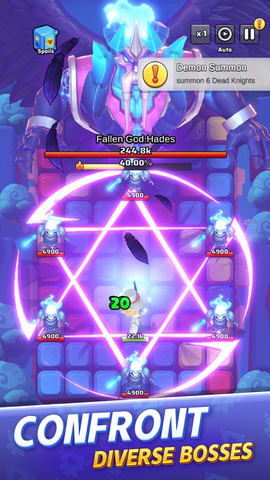 #4. Puzzle & Hero (iOS) 由: Next2Play Games Co, Ltd.