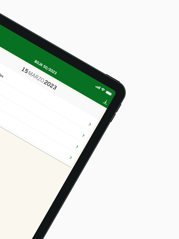 Screenshot #5 pour BOJA Boletín Oficial Andalucía