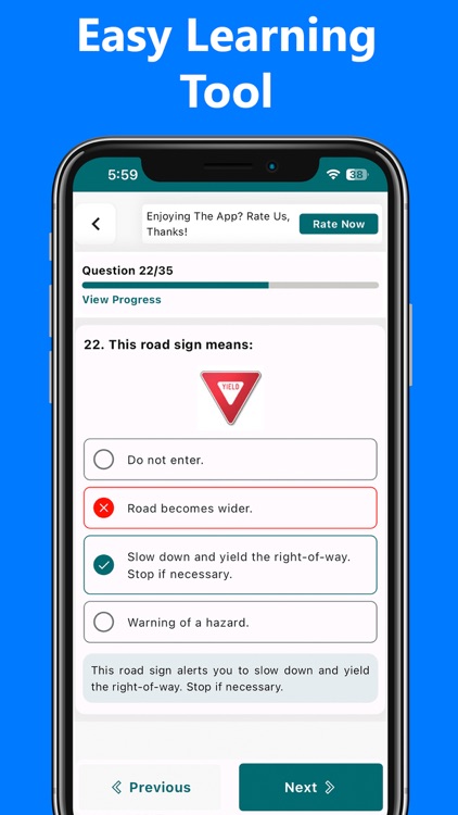 Drivers Permit Test : DMV 2024 screenshot-7