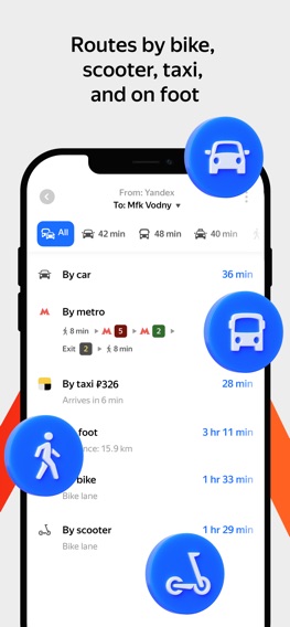 Yandex Maps & Navigatorのおすすめ画像4