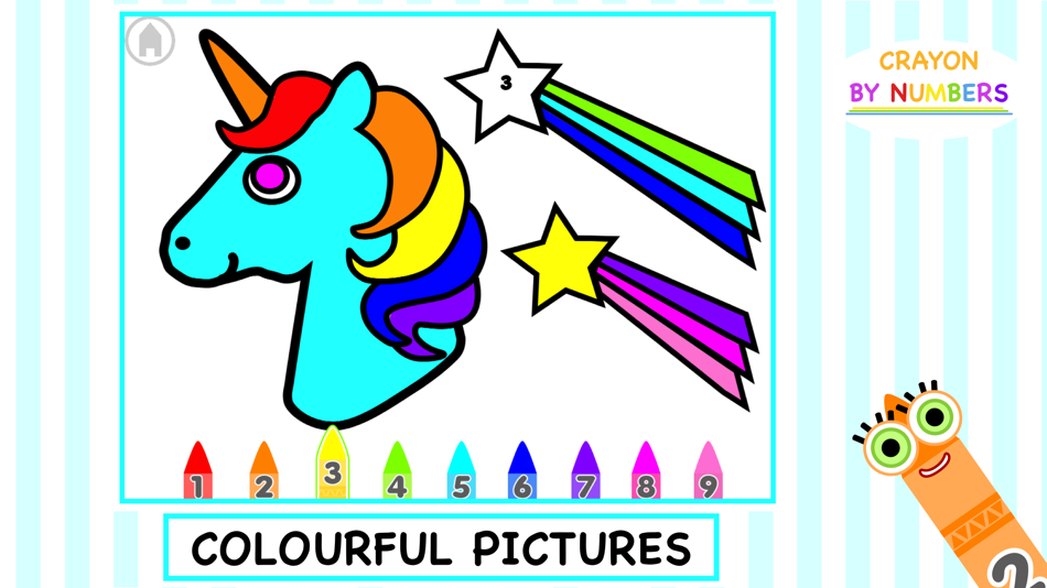 #1. Crayon By Numbers - Color Pics (iOS) 由: Simon Turner