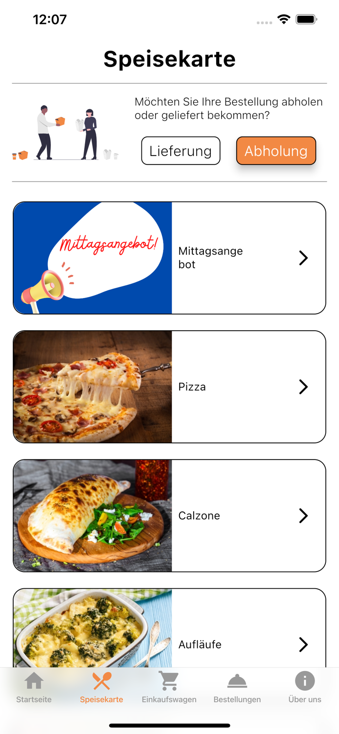 Bombay Pizza Service Waren