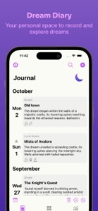 Diary of my dreams screenshot #1 for iPhone