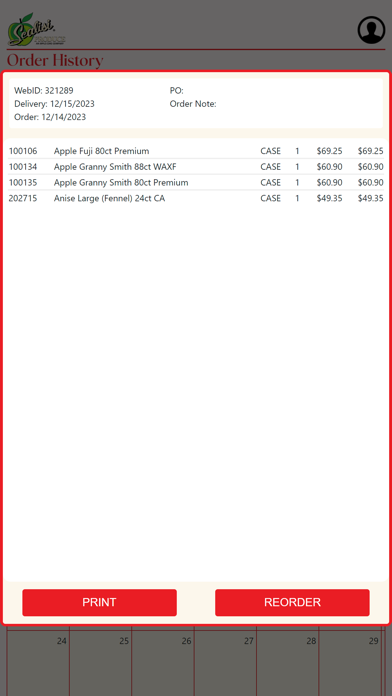 Jack Scalisi Mobile Ordering Screenshot