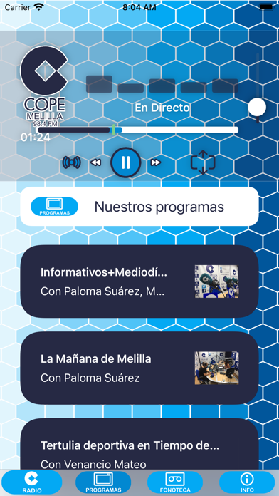 COPE en Melilla Screenshot