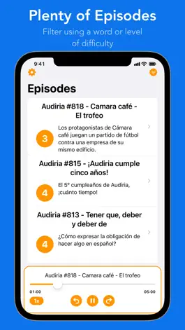 Game screenshot Spanish Podcasts from Audiria mod apk