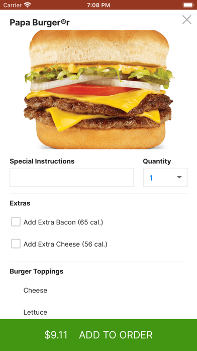 A&W Restaurant Screenshot