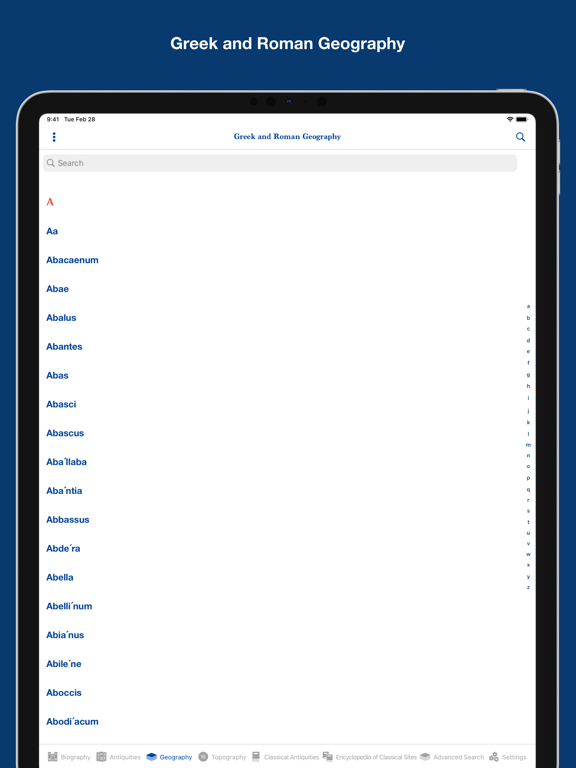 Screenshot #6 pour Greek and Roman Dictionaries