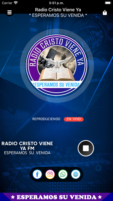 Radio Cristo Viene Ya FM Screenshot