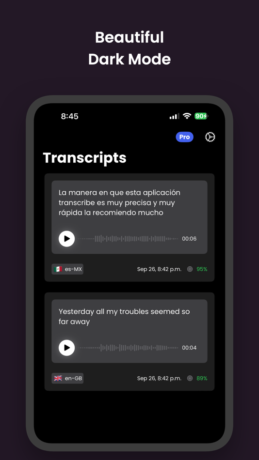 #6. Voicy: Speech to Text AI (iOS) 게시자: Jesus Guerra