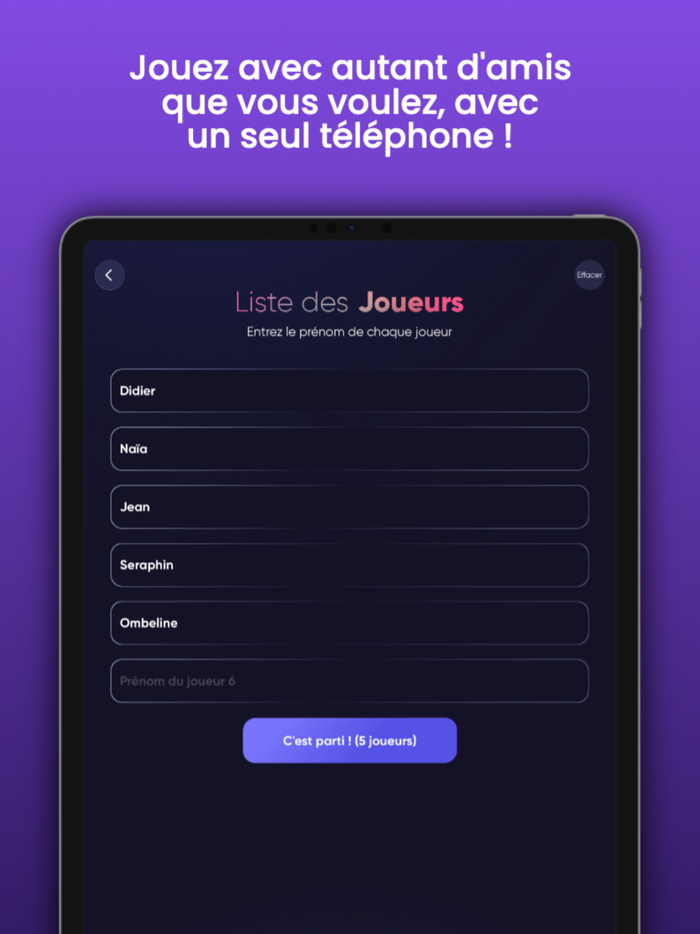 Sombre soirée - Jeux de soirée