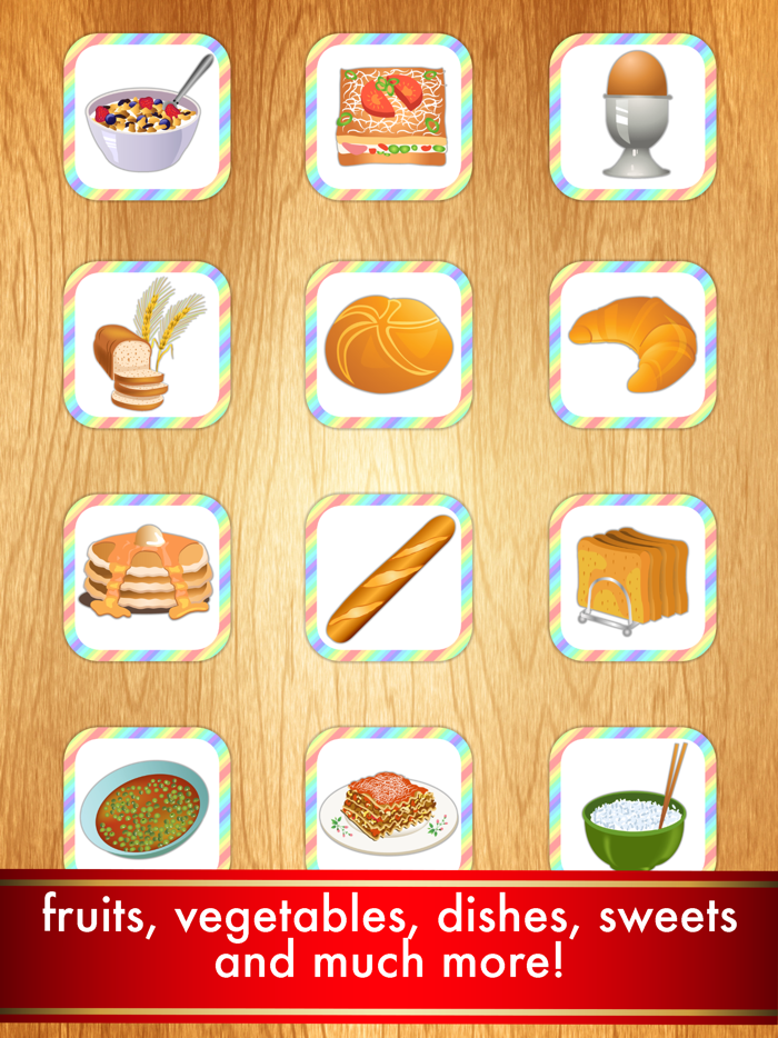 First Words Food Flashcards