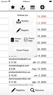 dominios iphone screenshot 3