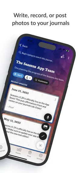 Game screenshot Seasons Journaling apk
