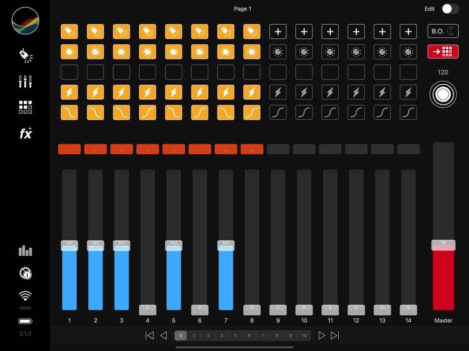 #1. StageLight - DMX Controller (iOS) 由: Marko Seifert