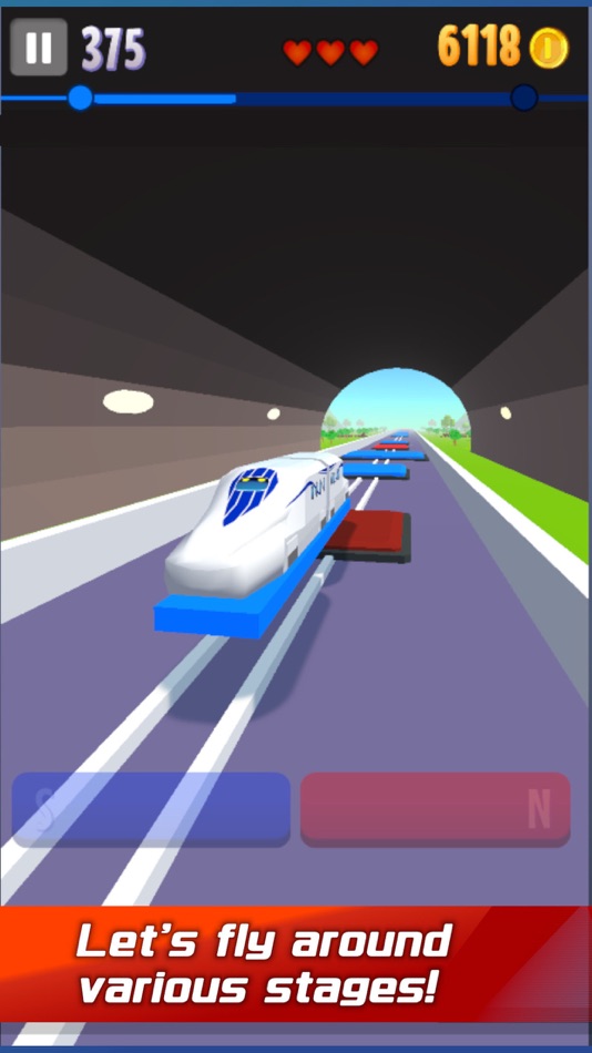 #5. Fly! Linear -shinkansen- (iOS) By: Ayumi Miyazaki