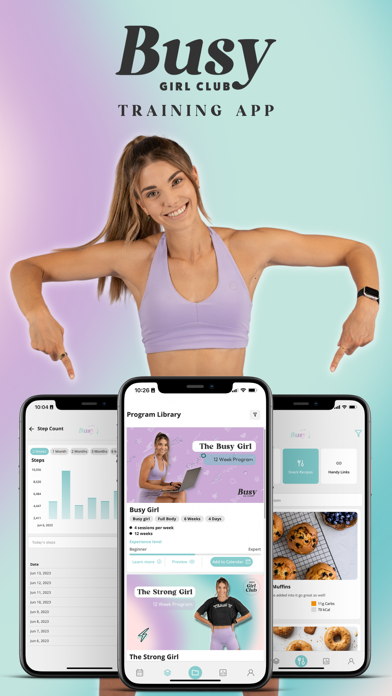 Busy Girl Club App Screenshot