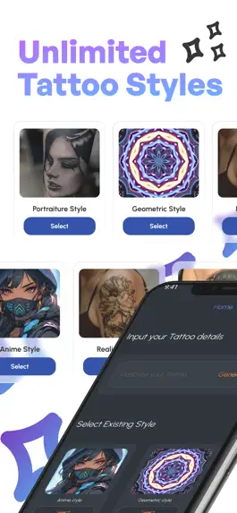 Game screenshot AI Tattoo Design apk