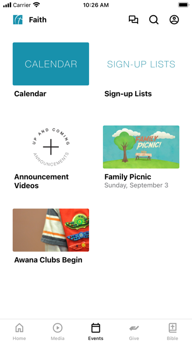 Faith Baptist Fredericksburg Screenshot
