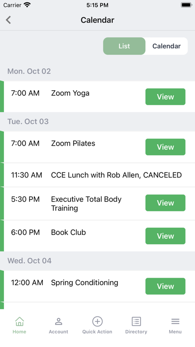 Alta Club Screenshot