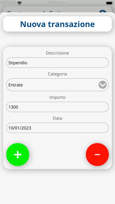 Screenshot #2 pour Bilancio Famigliare