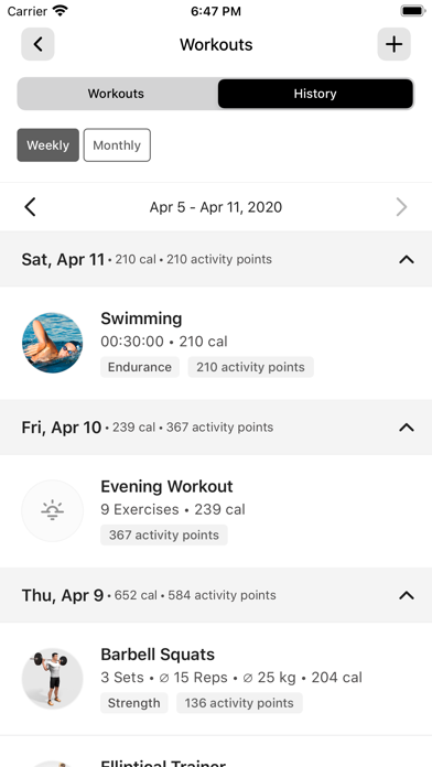 Fy-Fit E-gym Screenshot