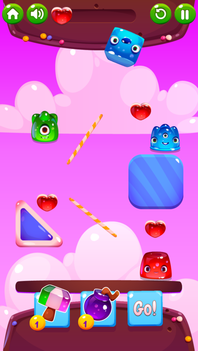 Red & Blue Blob Lover Hero Screenshot