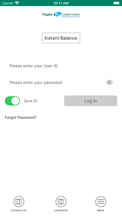 Flagler Credit Union Screenshot