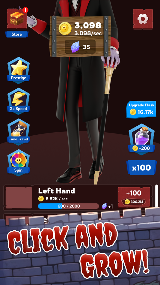 #3. Idle Dracula (iOS) By: APPWILL COMPANY LTD