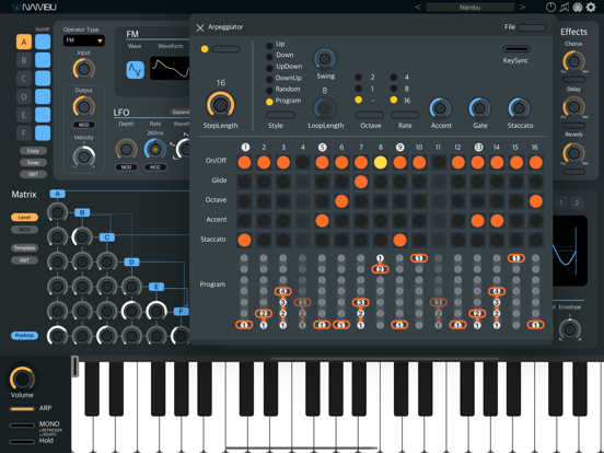 Screenshot #5 pour Nambu - AUv3 Plug-in Synth