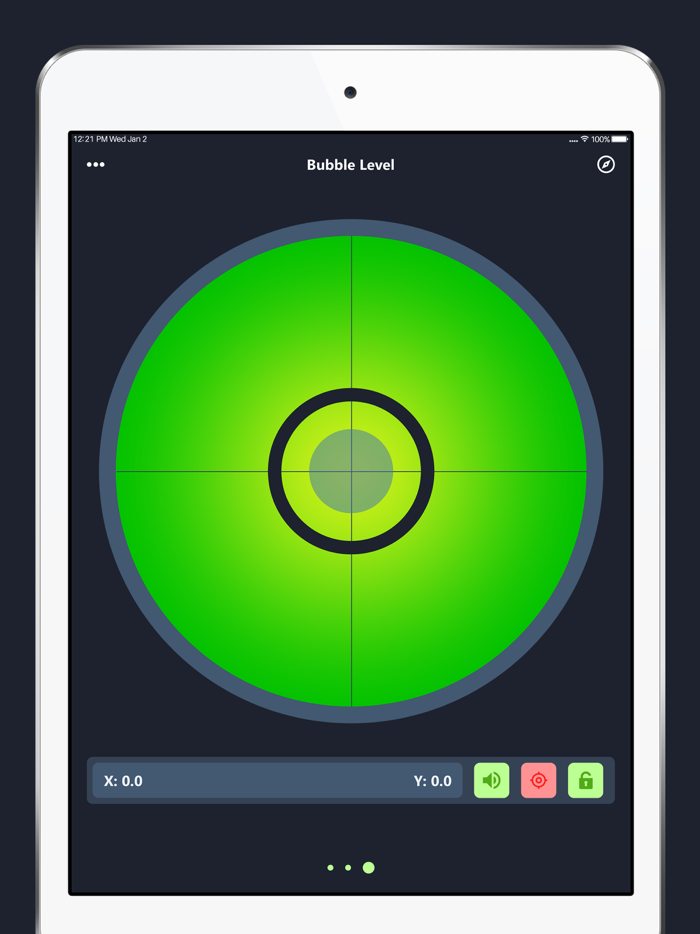 Surface Level Bubble Level