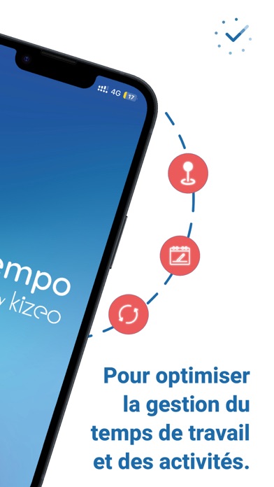 Screenshot #2 pour Kizeo Tempo - Badgeuse mobile