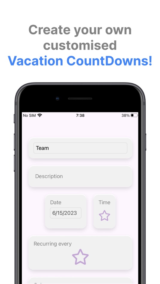 #4. Vacation Countdown Widget (iOS) 由: Csaba Huszar