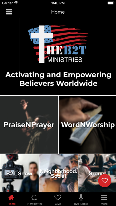 B2T Ministries Screenshot