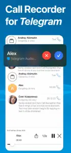 TeleRec Recorder for Telegram screenshot #1 for iPhone