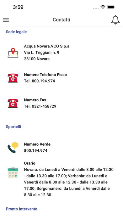 Acqua Novara.VCO Screenshot