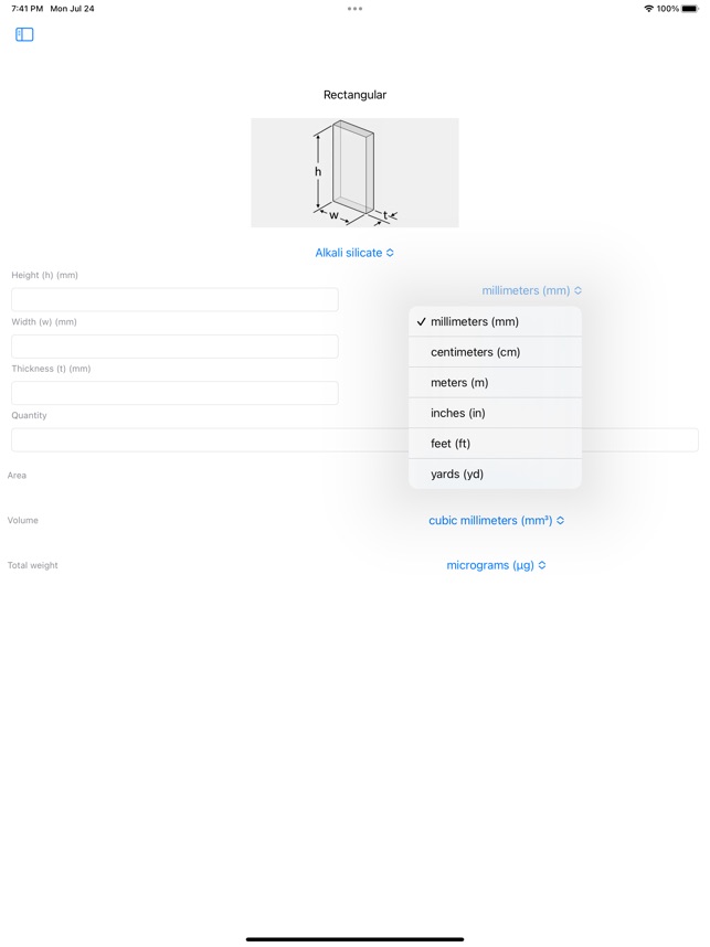 GlassMate Üveg Súly Kalkulátor az App Store-ban