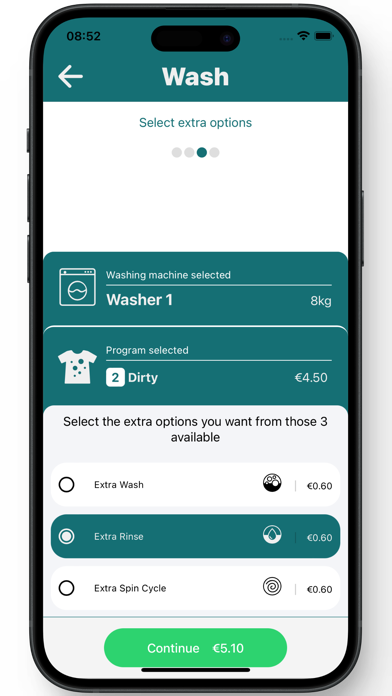 Girbau Sapphire Laundry Pay Screenshot